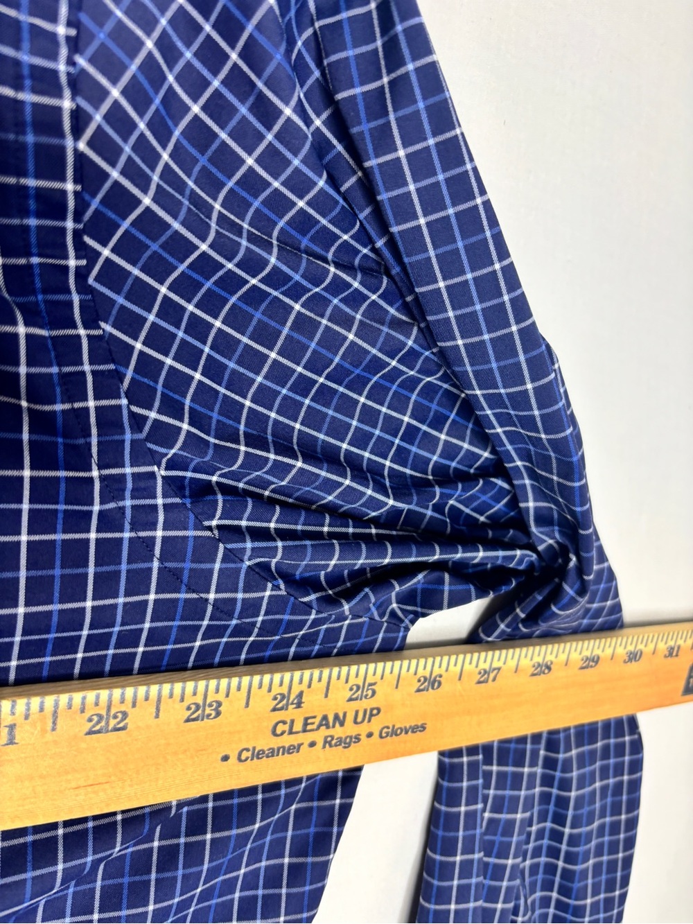 Polo Ralph Lauren Classic Fit Performance XL Blue Check Button Shirt Cotton LS - Picture 3 of 8